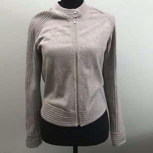 Banana Republic Gray Knit Jacket Size M